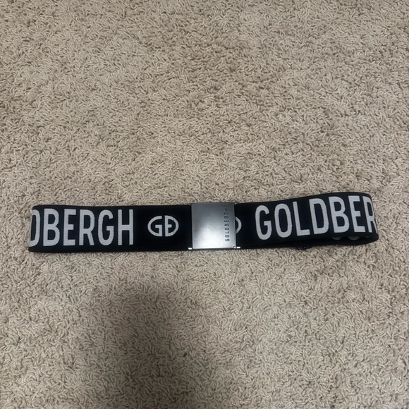 Goldbergh Accessories - Goldbergh Ski Belt Logo Black and White for Ski Pants, Jacket, and ski suits